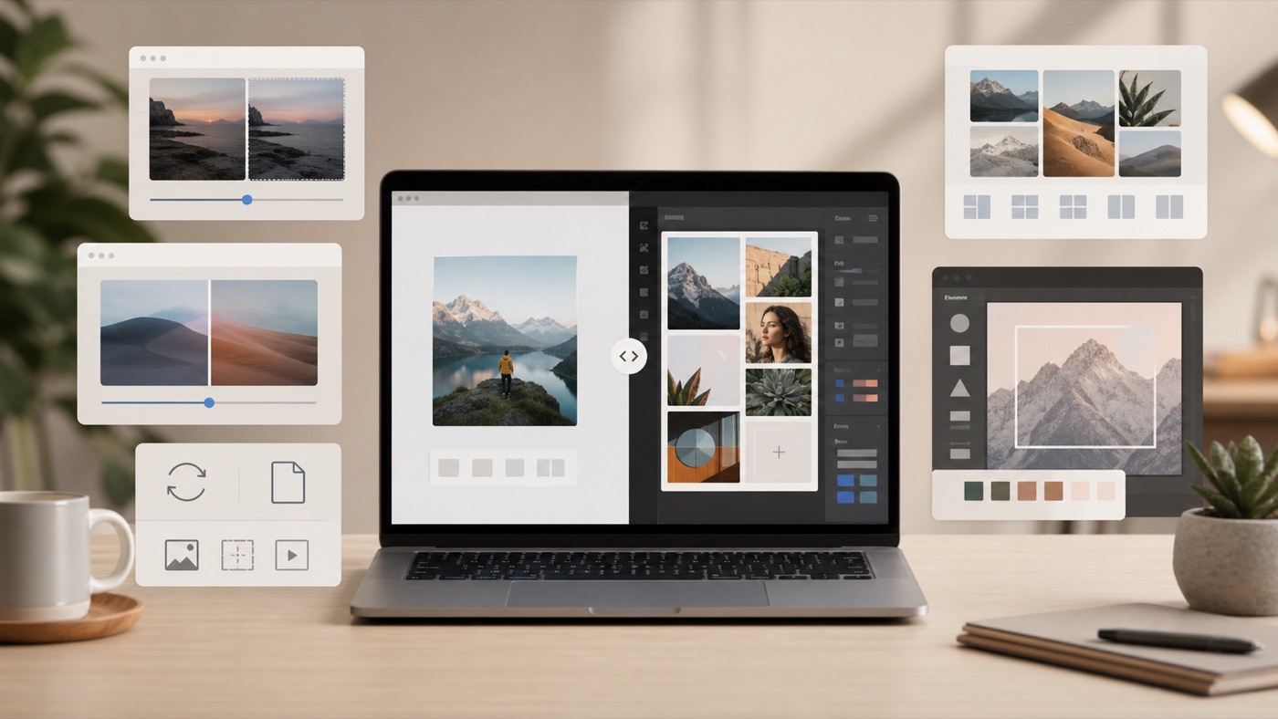 Free Online Image Tools vs Design Suites: When Should You Use ImgLab, Canva, Adobe Express, TinyPNG, or iLoveIMG?